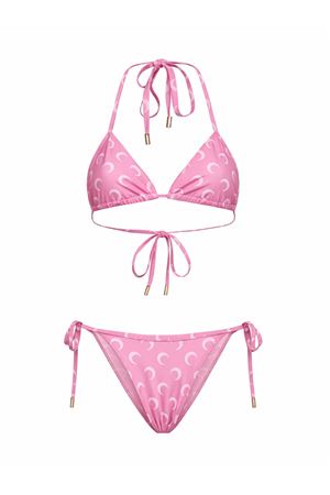 Bikini rosa con stampa moon MARINE SERRE | WSW011ACJER0003PK30